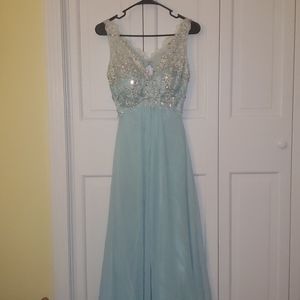 Light Blue Formal Dress - Faviana